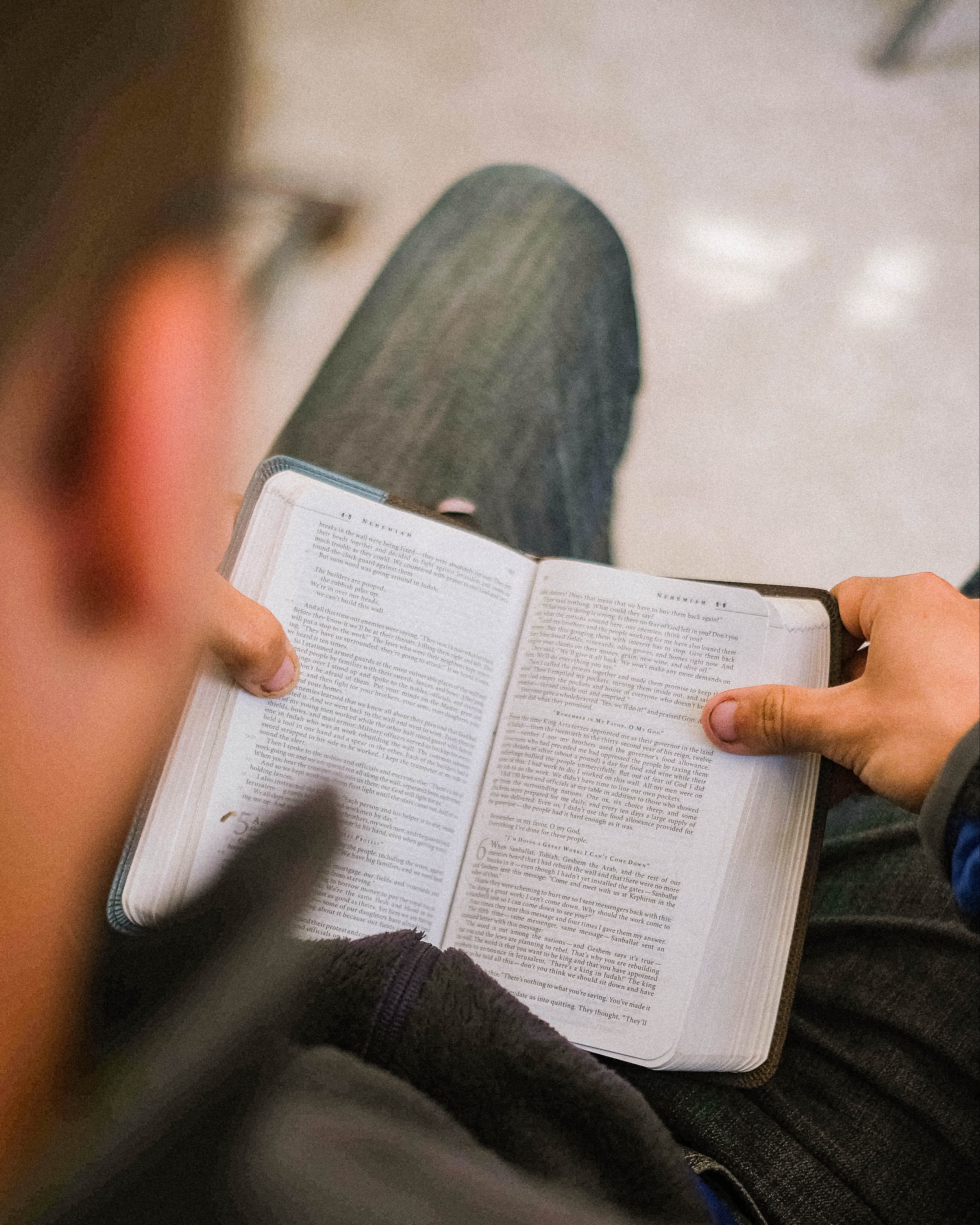 2020_05_Josh w Bible and Journal_7192